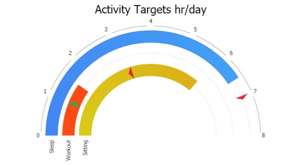 Activity Gauge Chart