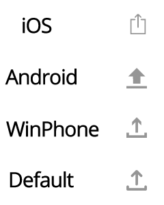 android default icons